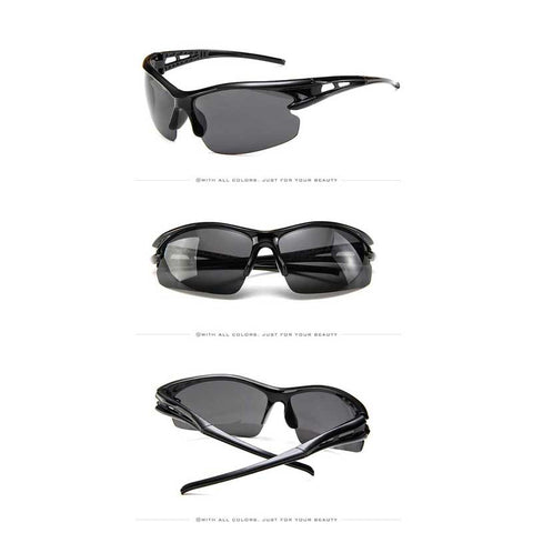 Sunglasses 2018 Brand Designer Outdoor Men Sport Sun glasses Male Night Driving Goggles Stylish Women Vintage Plastic Glasses