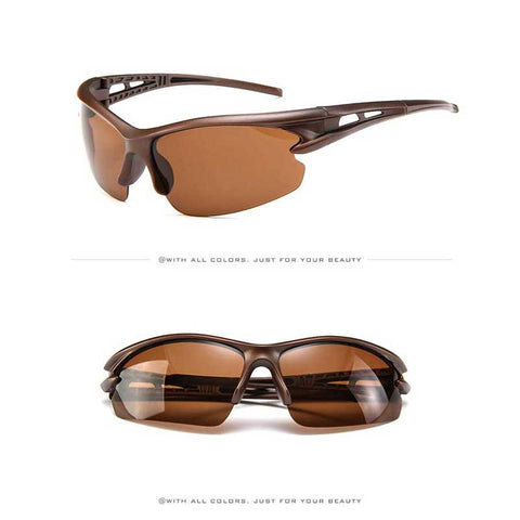 Sunglasses 2018 Brand Designer Outdoor Men Sport Sun glasses Male Night Driving Goggles Stylish Women Vintage Plastic Glasses