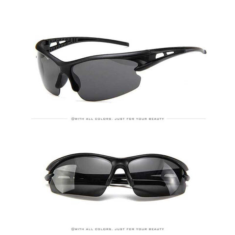 Sunglasses 2018 Brand Designer Outdoor Men Sport Sun glasses Male Night Driving Goggles Stylish Women Vintage Plastic Glasses