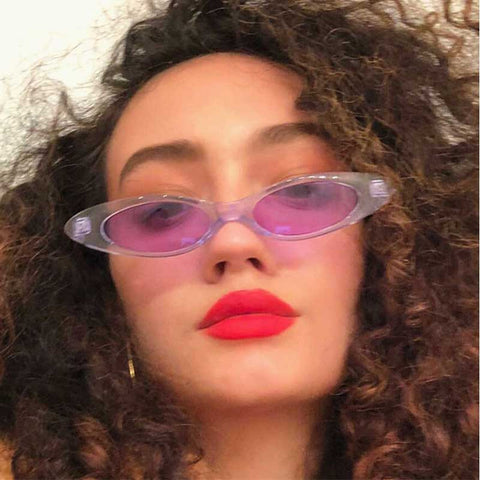 Small Cat Eye Sunglasses Ladies Vintage Triangle Glasses Fashion Cateye Sun glasses Women Brand Designer Retro Eyewear UV400