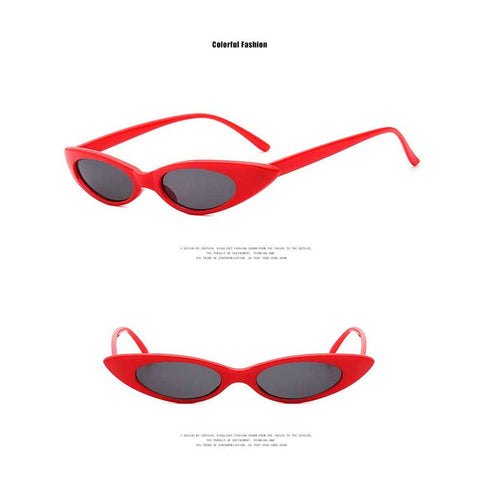 Small Cat Eye Sunglasses Ladies Vintage Triangle Glasses Fashion Cateye Sun glasses Women Brand Designer Retro Eyewear UV400