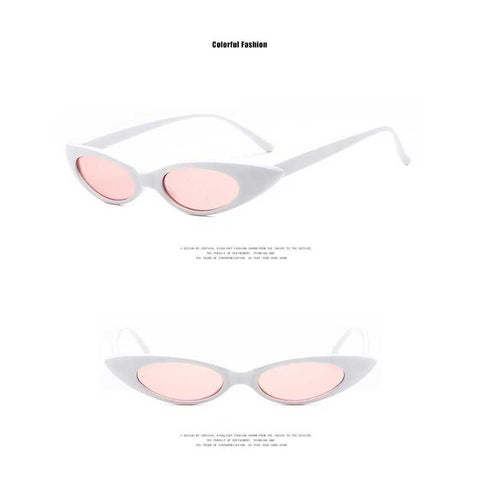 Small Cat Eye Sunglasses Ladies Vintage Triangle Glasses Fashion Cateye Sun glasses Women Brand Designer Retro Eyewear UV400