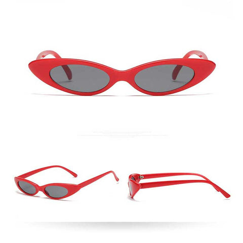 Cateye Sunglasses for Ladies Brand Designer New Small Cat eye Sun glasses Women Vintage Coating Lens Glasses Retro Eyewear UV400