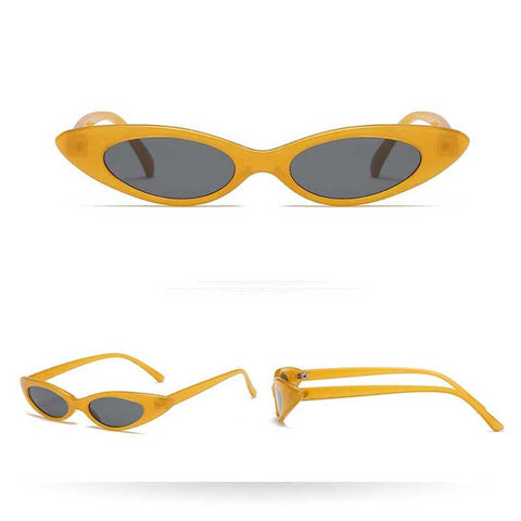 Cateye Sunglasses for Ladies Brand Designer New Small Cat eye Sun glasses Women Vintage Coating Lens Glasses Retro Eyewear UV400