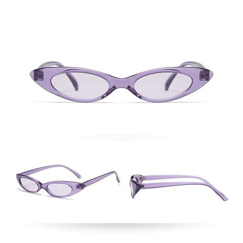 Cateye Sunglasses for Ladies Brand Designer New Small Cat eye Sun glasses Women Vintage Coating Lens Glasses Retro Eyewear UV400