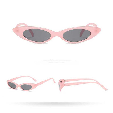 Cateye Sunglasses for Ladies Brand Designer New Small Cat eye Sun glasses Women Vintage Coating Lens Glasses Retro Eyewear UV400