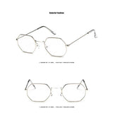 Sunglasses Women Men Fashion Vintage Small Square Alloy Sun glasses Ladies Vintage Ocean Lens Glasses Retro Small Frame Eyewear