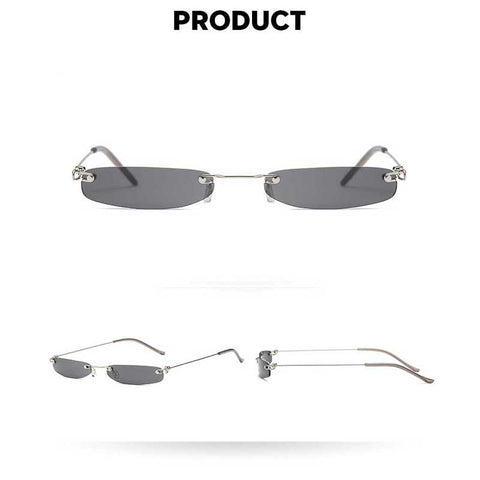 Small Square Women Brand Designer 2018 Clear Pink Yellow Glasses Vintage Metal Frame Sun glasses Ladies Ocean Mirror Eyewear