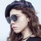 Trendy Sunglasses Women 2018 Metal Frame Unique Sun Glasses Ladies Brand Designer Fashion Vintage Coating Glasses Retro Shades
