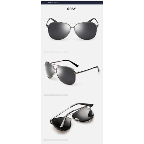 Mens Sunglasses Brand Designer Polarized Pilot Driving Glasses Male Vintage Sun glasses for Male Fashion Retro Shades UV400