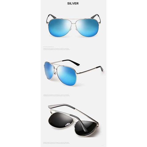 Mens Sunglasses Brand Designer Polarized Pilot Driving Glasses Male Vintage Sun glasses for Male Fashion Retro Shades UV400