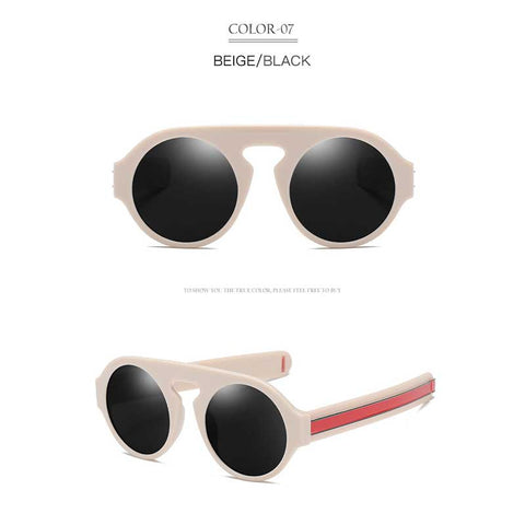 Yellow Lens Sunglasses for Women Brand Designer Vintage Round Sun glasses Men Green Glasses Female Retro Eyewear Fashion Shades