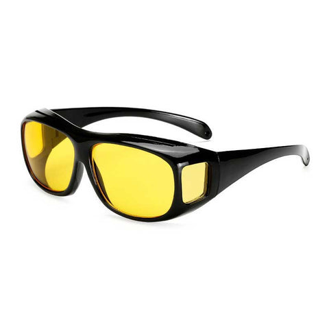 Night Driving Glasses Yellow Lens Sun glasses HD Night Vision Goggles Male Retro Multi-function Men UV Protection Sunglasses