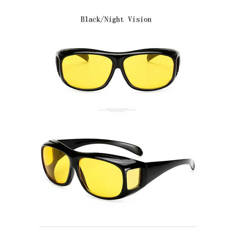 Night Driving Glasses Yellow Lens Sun glasses HD Night Vision Goggles Male Retro Multi-function Men UV Protection Sunglasses