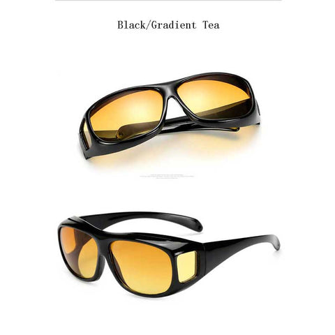 Night Driving Glasses Yellow Lens Sun glasses HD Night Vision Goggles Male Retro Multi-function Men UV Protection Sunglasses
