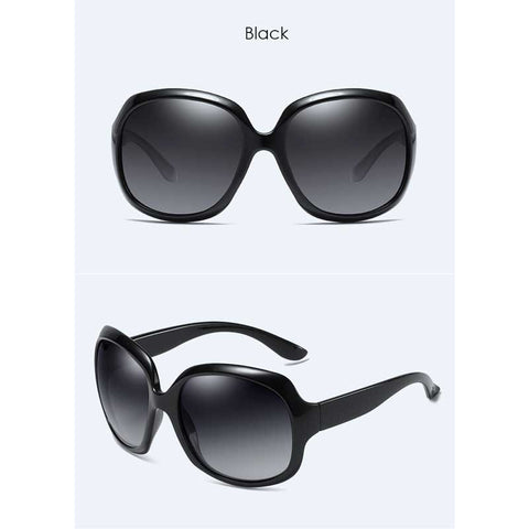 Vintage Polarized Sunglasses Women Brand Gradient Oversized Glasses Fashion Ladies Big Frame Sun glasses Retro Shades Eyewear