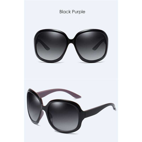 Vintage Polarized Sunglasses Women Brand Gradient Oversized Glasses Fashion Ladies Big Frame Sun glasses Retro Shades Eyewear