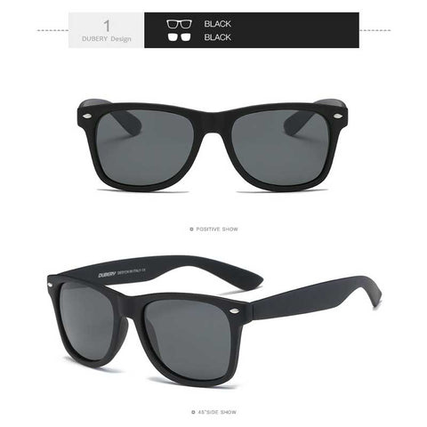 Fashion Rivet Polarized Sunglasses Men Driving Shades Square Frame Retro Goggles Male Sun glasses Brand Designer Vintage Glasses
