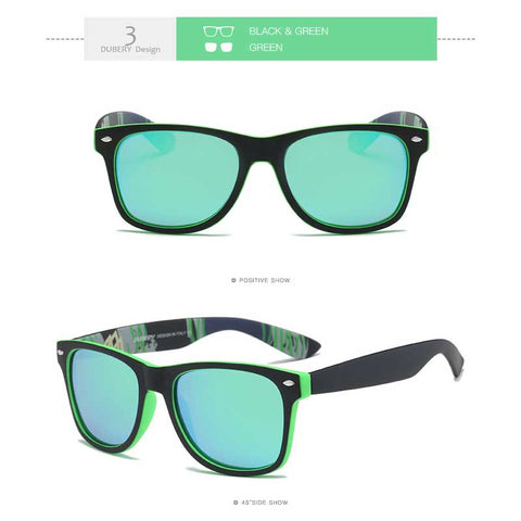 Fashion Rivet Polarized Sunglasses Men Driving Shades Square Frame Retro Goggles Male Sun glasses Brand Designer Vintage Glasses
