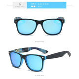 Fashion Rivet Polarized Sunglasses Men Driving Shades Square Frame Retro Goggles Male Sun glasses Brand Designer Vintage Glasses