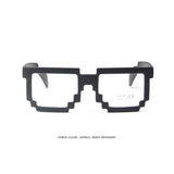 Around the World 8 bits Deal With It Glasses Thug life Mosaic Pixel Sunglasses Men Women Party Sun glasses Retro Element Glasses