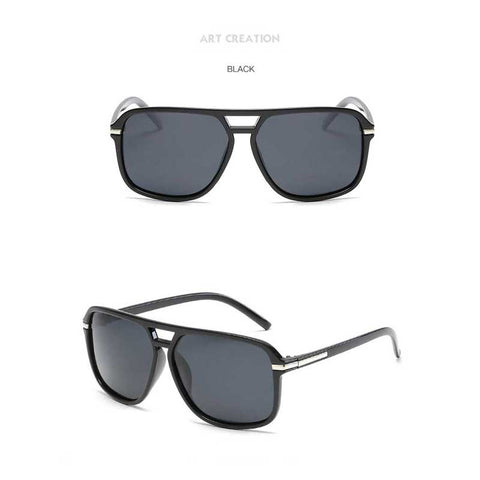 Ladies Oversized Sunglasses Women Brand Designer Men New Square Polarized Flat Mirror Sun glasses Coating Glasses Vintage Shades