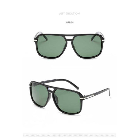 Ladies Oversized Sunglasses Women Brand Designer Men New Square Polarized Flat Mirror Sun glasses Coating Glasses Vintage Shades