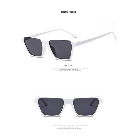 2018 Sunglasses Women Brand Designer Half Frame Cat Eye Sun glasses Vintage Cateye Glasses Female Trendy Shades Retro Eyewear