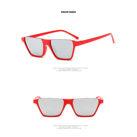 2018 Sunglasses Women Brand Designer Half Frame Cat Eye Sun glasses Vintage Cateye Glasses Female Trendy Shades Retro Eyewear