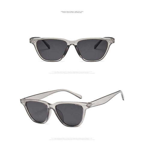 Fashion Rivet Sunglasses Women 2018 Vintage Square Glasses Retro Coating Sun glasses Ladies Trendy Shades Plastic Eyewear UV400